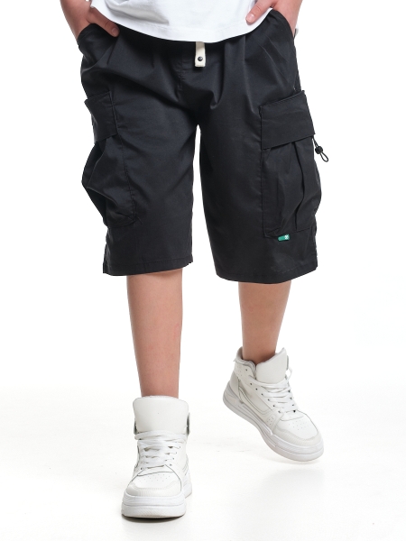 Шорты для мальчиков Mini Maxi, модель 3321319, цвет черный - Шорты для мальчиков