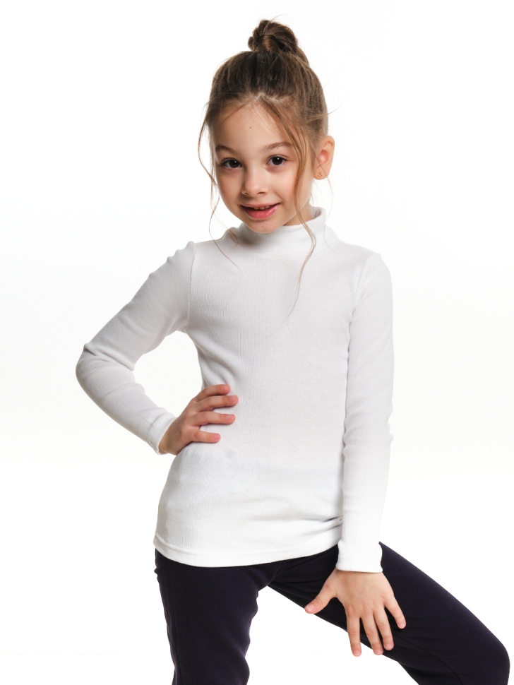 Водолазка для девочек Mini Maxi, модель 0217, цвет белый - Водолазки для девочек