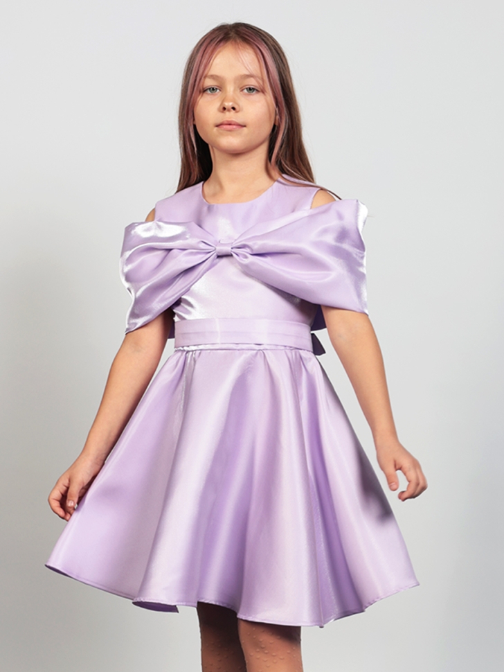 Платье для девочки нарядное БУШОН ST310, цвет сиреневый - Платья коктельные / вечерние