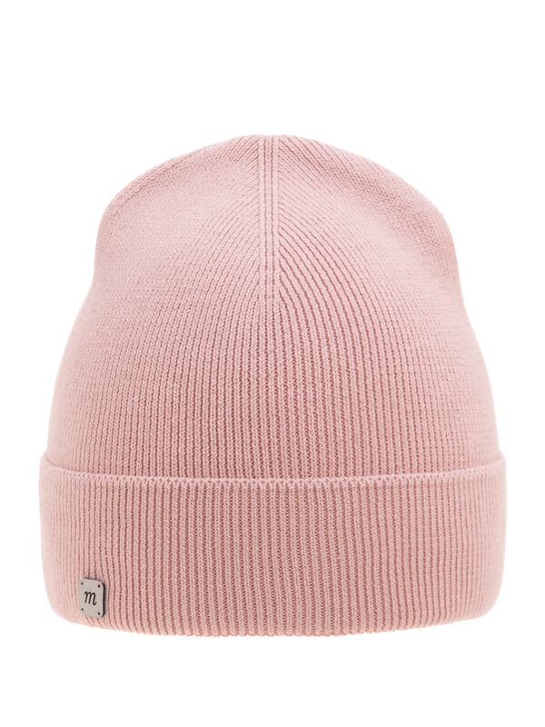 Шапка Инфа, Миалт пудровый, весна-осень - Для девочек весна-осень