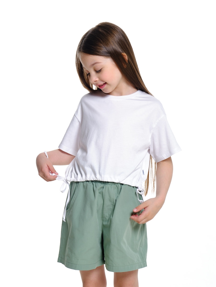 Футболка для девочек Mini Maxi, модель 7519, цвет белый - Футболки для девочек