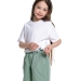 Футболка для девочек Mini Maxi, модель 7519, цвет белый