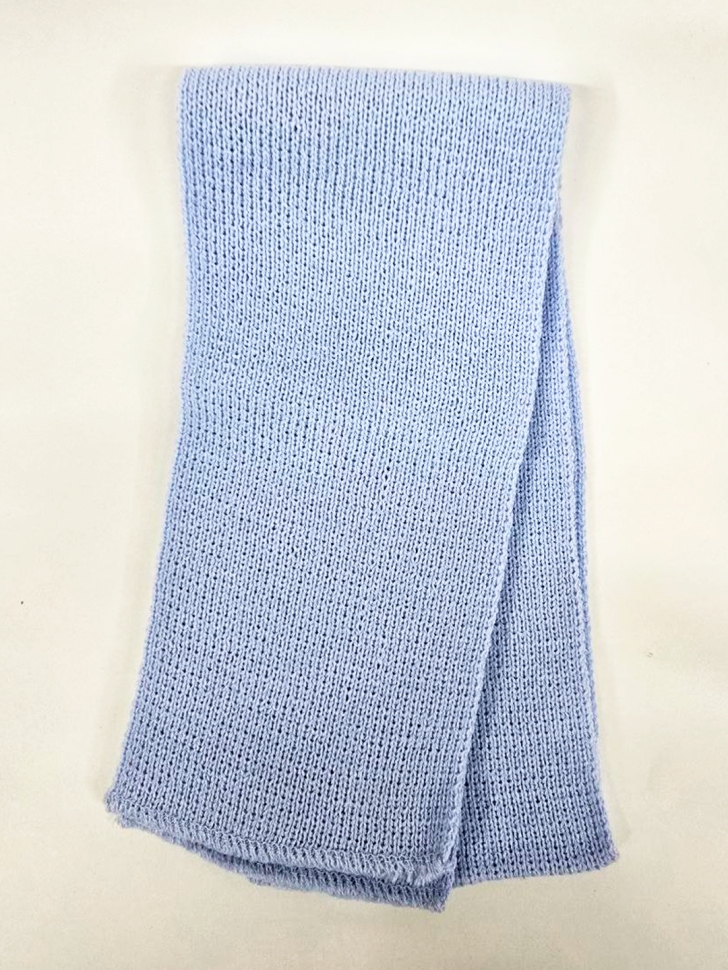 Шарф детский CWZ 03 (12) светло-голубой - Манишки детские
