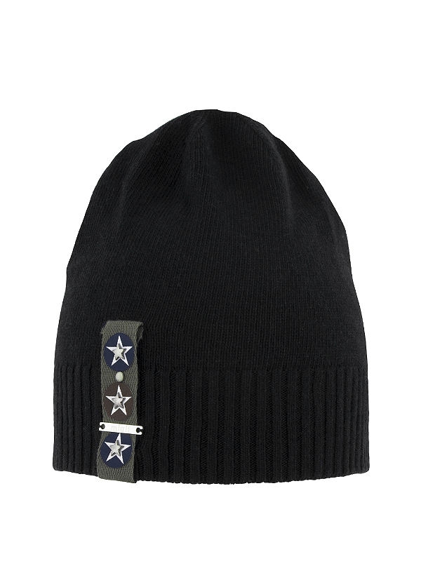 Шапка для мальчика Лейтенант, Миалт черный, весна-осень - Шапки весна-осень