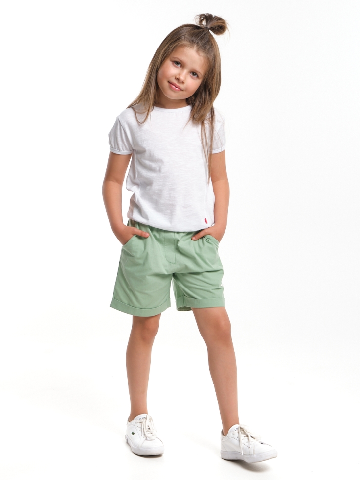 Комплект для девочек Mini Maxi, модель 6483/7936, цвет белый/мятный - Комплекты летние