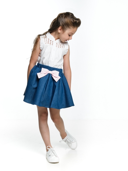 Комплект одежды для девочек Mini Maxi, модель 6375/6376, цвет белый - Комплекты летние