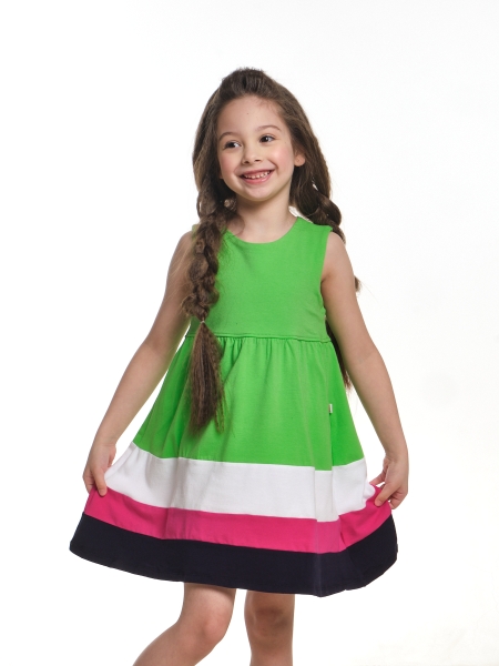 Платье для девочек Mini Maxi, модель 3195, цвет салатовый - Платья для девочек с коротким рукавом