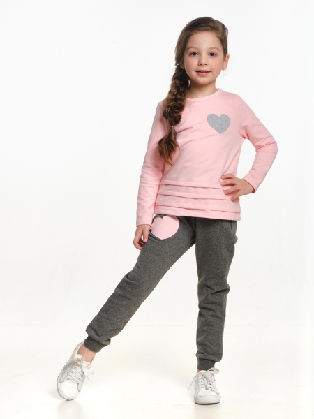 Спортивный костюм для девочек Mini Maxi, модель 3796, цвет розовый - Костюмы спортивные