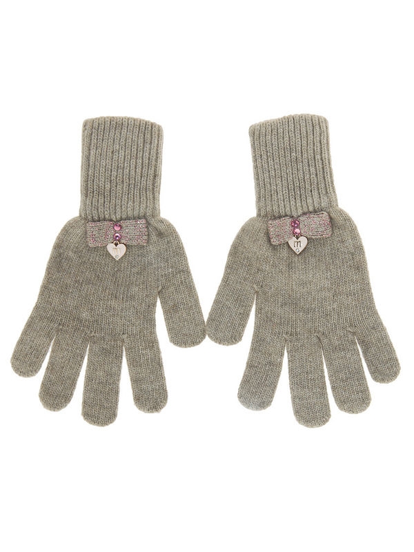 Перчатки для девочки Паутинка, Миалт бежевый - Перчатки