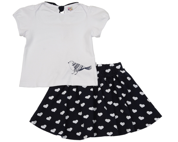 Комплект одежды для девочек Mini Maxi, модель 1756/1757, цвет белый - Комплекты летние