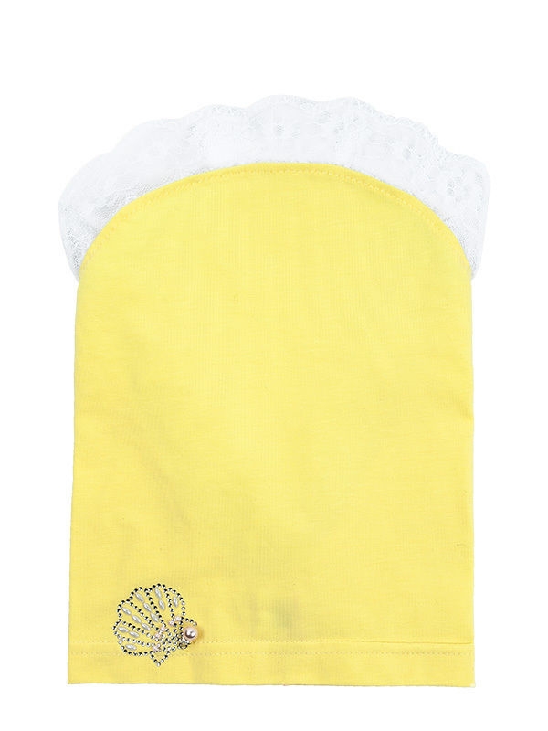 Косынка для девочки Аквата косынка, Миалт желтый, весна-осень-лето - Косынки детские