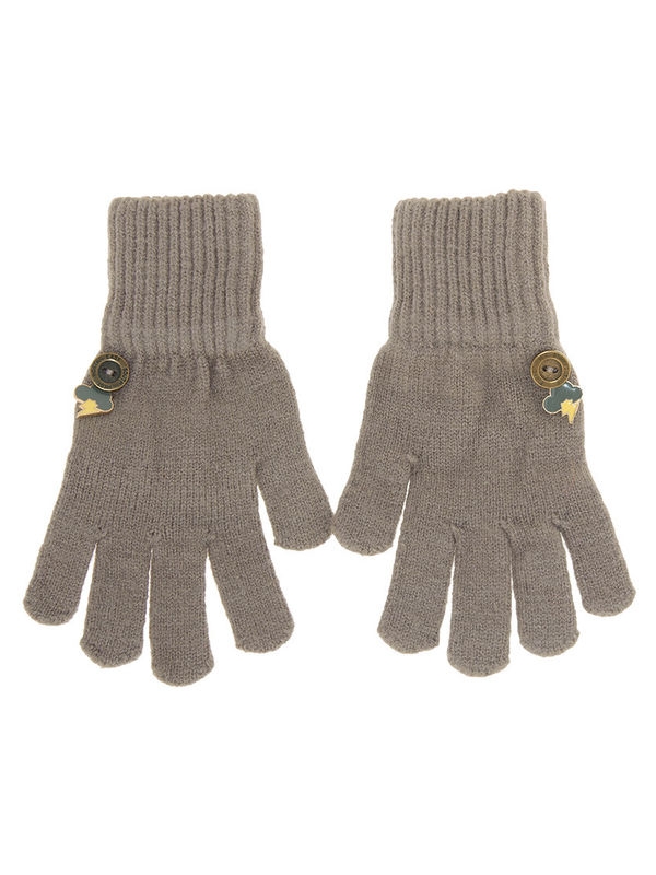 Перчатки для мальчика Тучка, Миалт темно-бежевый, весна-осень - Перчатки