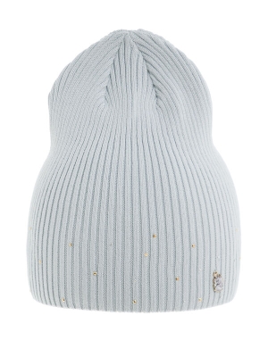 Шапка для девочки Айя, Миалт бледно-голубой, весна-осень