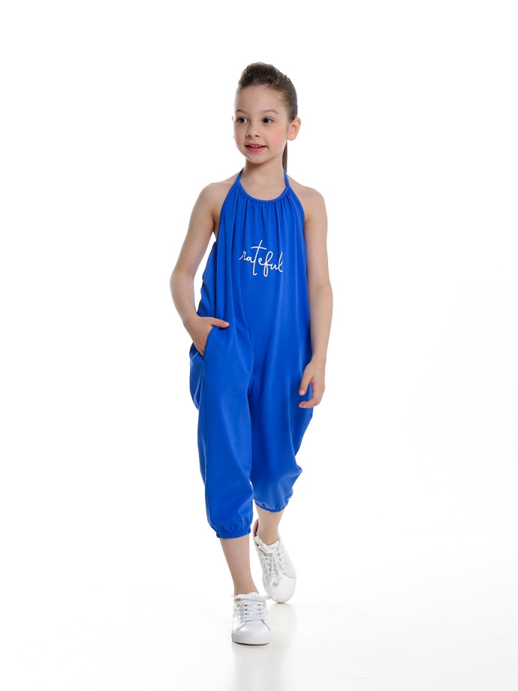 Комбинезон для девочек Mini Maxi, модель 7579, цвет голубой - Комбинезоны / лето