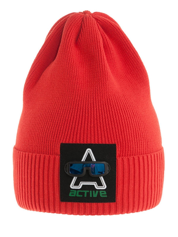 Шапка Актив, Миалт красный, весна-осень - Для девочек весна-осень
