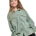 Рубашка для девочек Mini Maxi, модель 8001, цвет фисташковый
