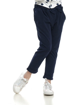 Бриджи для девочек Mini Maxi, модель 3401, цвет синий