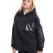 Худи для девочек Mini Maxi, модель 8040, цвет черный
