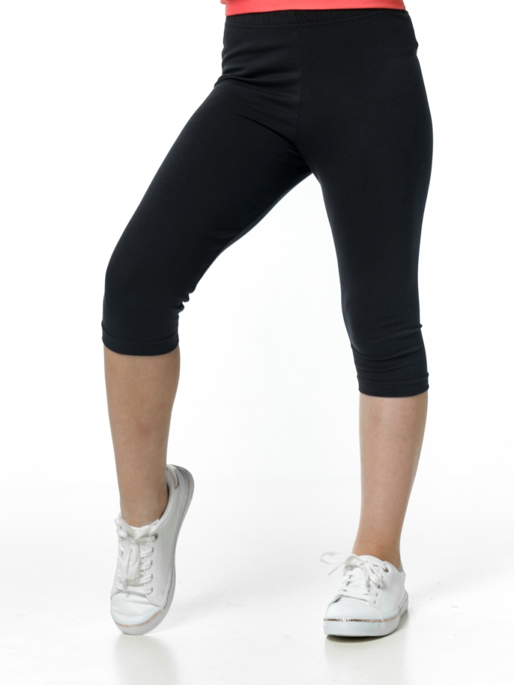 Бриджи для девочек Mini Maxi, модель 0399, цвет черный - Бриджи / велосипедки