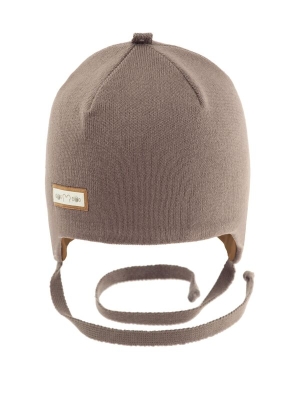 Шапка для мальчика Марат, Миалт темно-бежевый, весна-осень