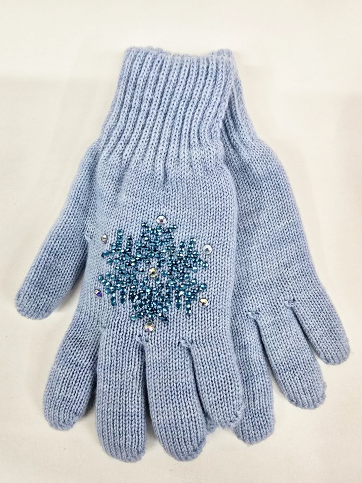 Перчатки детские, GrandDekids Next 3619-голубой - Перчатки