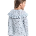 Блузка для девочек Mini Maxi, модель 3860, цвет голубой