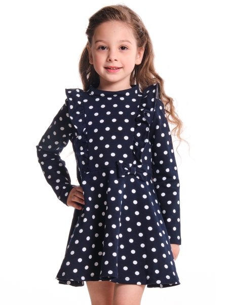 Платье для девочек Mini Maxi, модель 1254, цвет мультиколор - Платья для девочек с длинным рукавом