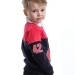 Толстовка для мальчиков Mini Maxi, модель 7019, цвет синий/красный
