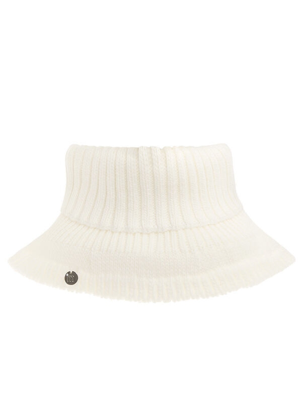 Шарф Манишка Мирей, Миалт белый, зима-весна-осень - Манишки детские