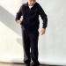 Спортивный костюм с начесом для мальчика БУШОН SP30, цвет черный