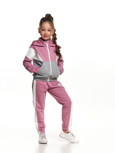 Спортивный костюм для девочек Mini Maxi, модель 7300, цвет розовый - Костюмы спортивные