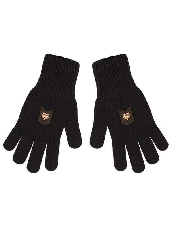 Перчатки для мальчика Wolf, Миалт темно-коричневый, весна-осень - Перчатки