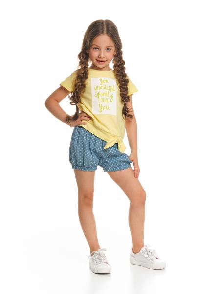Комплект одежды для девочек Mini Maxi, модель 2931/2936, цвет желтый - Комплекты летние