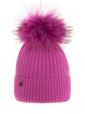 Шапка для девочки Frozen, Миалт фуксия, зима