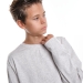 Лонгслив для мальчиков Mini Maxi, модель 6007, цвет серый/меланж
