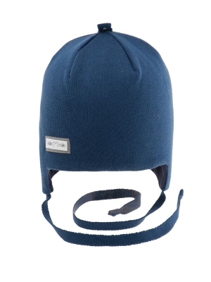 Шапка для мальчика Марат, Миалт темно-джинсовый, весна-осень