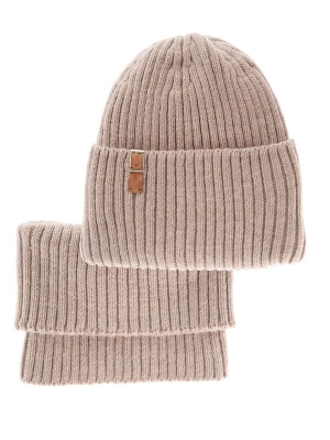 Комплект для девочки Солидарность, Миалт пудровый, зима