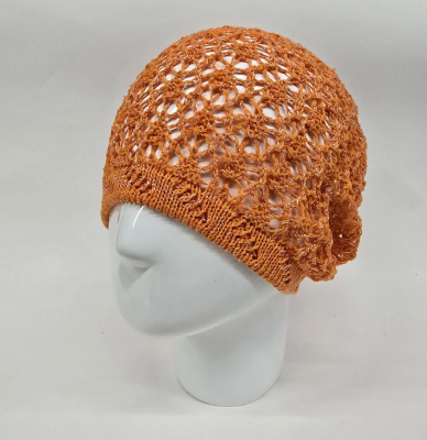 Шапка для девочки Виолетта, Миалт оранжевый