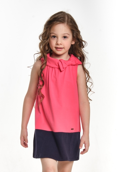 Платье для девочек Mini Maxi, модель 1668, цвет коралловый - Платья для девочек с коротким рукавом