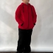 Спортивный костюм с начесом для мальчика БУШОН SP30, цвет красный/черный