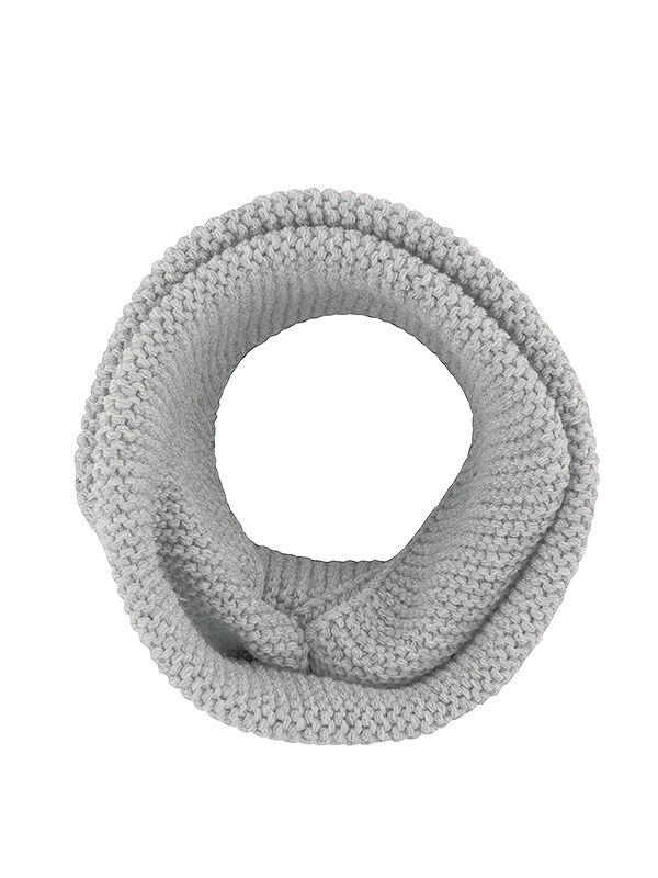 Шарф-снуд Молодежка, Mialt светло-серый, зима - Шарф-снуд