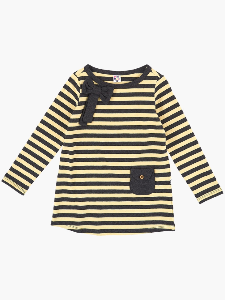 Футболка для девочек Mini Maxi, модель 1204, цвет мультиколор - Лонгсливы