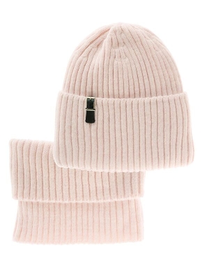 Комплект для девочки Солидарность, Миалт бледно-розовый, зима