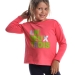 Джемпер для девочек Mini Maxi, модель 6307, цвет коралловый