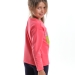 Толстовка для девочек Mini Maxi, модель 6307, цвет коралловый