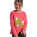 Толстовка для девочек Mini Maxi, модель 6307, цвет коралловый