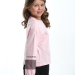 Футболка для девочек Mini Maxi, модель 7897, цвет кремовый/розовый