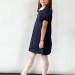 Платье для девочки школьное БУШОН SK20, цвет темно-синий