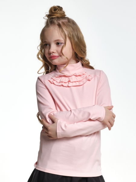 Водолазка для девочек Mini Maxi, модель 4907, цвет кремовый/розовый - Водолазки для девочек