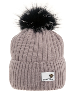 Шапка для девочки Симфония, Миалт какао, зима